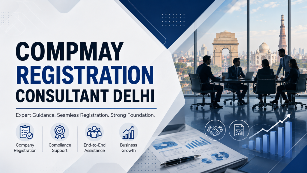 Company Registration Consultant in Delhi: A Complete Guide by CA Murli Chandak