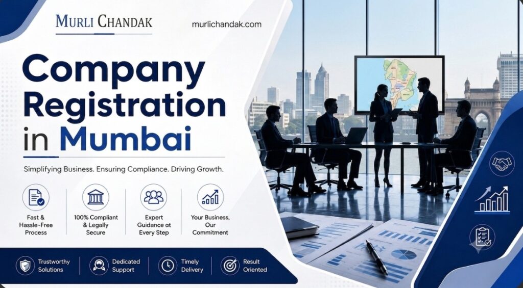 Company registration consultant in Mumbai – CA Murli Chandak, FCA and IBBI-Registered Valuer