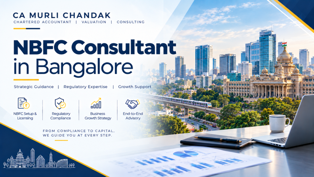NBFC Consultant in Bangalore: CA Murli Chandak’s Guide to Net Owned Fund in a Venture Cap Table, Source-of-Funds Evidence and Valuing an NBFC Acquisition